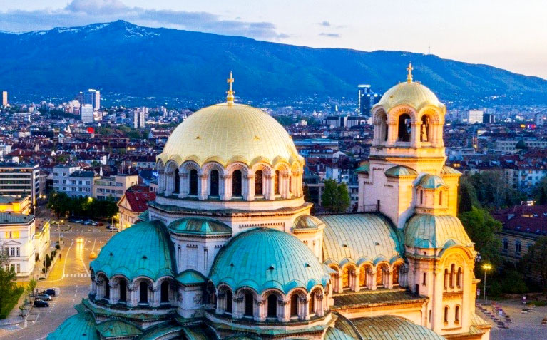 Aleksander Nevski Cathedral in Sofia, Bulgaria